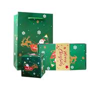 De Navidad De Bricolaje: Plegable Para Bomboneras Rebotantes, Porta Regalos De De Dinero, Contenedor De Suministros De | sistemas De Envasado De Vacaciones, Strumen