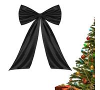 De Navidad Gigante | Gran Decoración De Interiores con Corbata, Nudo De Navidad De Gran Tamaño con Largos Banderines - para Pared Exterior, Porche, Corona, Chimenea, Escalera, Puerta De Pared