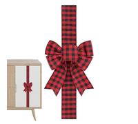 de Navidad Grandes, Lazos de árbol de Navidad, de Puerta Frontal, decoración de de Vacaciones Vintage de 78 Pulgadas | Cinta de verificación para árbol, Puerta, Ventana, Reserva y
