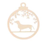 de Navidad para cachorros, de madera para árbol de Navidad, recortes de madera con garra de perro, decoraciones de boda