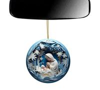 de Navidad para coche, acrílico 2D, de Jesús para decoración del hogar