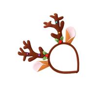 de Navidad para mujer, decoración de pelo de reno, tocado de Navidad, para niñas, vacaciones, reuniones familiares, celebraciones de temporada, cena, boda, concierto, evento