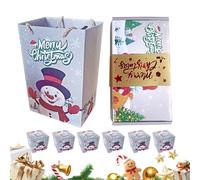 de Navidad plegable con mecanismo de resorte | plegable para el hogar, familia, niños, celebración, chocolate, joyas, boda, galletas, dulces, vino