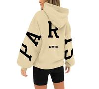 De Navidad Sudadera Oversize Mujer Chaqueta Beige Surf Blanca Boda Estilo Militar Flores Hoodie Stitch
