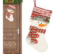 de Navidad - Tela no tejida, De Regalo Para Calcetines Navideños, Regalo Sorprendente | Calcetines De Navidad Reutilizables, Artículos De , Bolsas Presentes, Decoraciones Festivas
