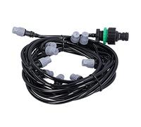 de nebulización para Exteriores, Manguera de riego 4/7 de 10 m / 32,8 pies con 10 boquillas rociadoras de nebulización para Patio Exterior Que Produce neblina fría en Invernadero
