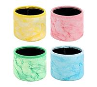 de neopreno para : aislante de una pinta, para bebidas frías | Juego reutilizable de 4 piezas para recipientes de, bebidas, soporte de protección térmica para manos,