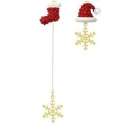 De Nieve Asimétrico Bota Navidad Sombrero Pendientes Colgantes Borlas Largas Para Mujer Anillos Oreja Accesorios Fiesta Fiesta Navidad