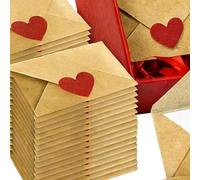 de notas de amor, 60 tarjetas de notas en y sobres que incluyen 15 tarjetas en + 60 sobres + 60 calcomanías de amor + 45 tarjetas de notas, tarjeta de amor del día de San Valentín