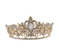 de Novia con Cristales Diadema de Reina Adorno de Pelo para Boda y Fiesta Accesorio Nupcial Elegante con Diseño y Brillantes Tocado para Prom y Cumpleaños