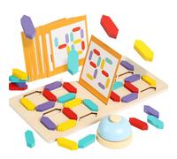 De Números De Madera Juego De Bloques Con Reto Numérico