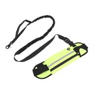 de Nylon Elástico Reflectante Que Corre LE con Bolsa de Cintura para Caminar y Trotar Al Aire Libre - Negro (Green)