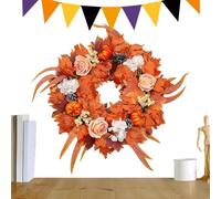 de otoño artificial de 200 g Harvest Seasonal Display | Corona de calabaza de otoño para cubiertos, chimeneas, entradas, vallas