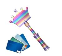de pago sin contacto | sin contacto impresa en 3D, Magia para pago con | tarjeta | para hombre, mujer, tienda, café, viajes, compras, , , Modelo Telescópico- Azul, Se référer