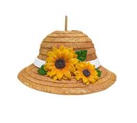 de paja para jardín con forma de sombrero de paja, para reyezuelo de porche, para pantano azul, reyezueta, jardín, terraza, patio, balcón, árbol, Ornitólogos, Passio