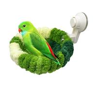 De Pájaro De Felpa para Jaula para Coche, De Jaula De Pájaro De Felpa para Coche | Hamaca Cobertizo De Felpa Cabaña Escondite | Accesorio de Jaula para cacatúas con diseño de Ventosa para LOR