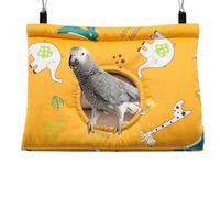 de pájaro para jaula, hamaca de periquito de invierno de felpa como protección, de pájaros para jaula, para guacamayos, periquitos, cacatúas, pinzones e inseparables para dormir, poner