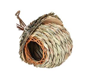 de pájaro Tejido, Casas de colibríes para Colgar al Aire Libre | de pájaro Tejido a Mano - Cabaña Hecha a Mano para Amantes de los pájaros, Decoraciones de jardín, observación de Locos