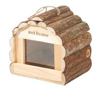 de pájaros al aire libre, caja de anidación para pájaros, casa de pájaros colgante, caja de anidación de casa de pájaros, casa de pájaros al aire libre, casas de pájaros de madera para ver aves