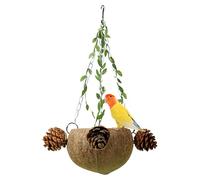 de pájaros Natural para Jaula,Casa de pájaros Natural - de Jaula para pájaros para cacatúas - Cama Jaula Four Seasons Lovebirds para cacatúas, de cría y Descanso de Loros