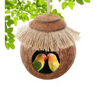 de pájaros para jaula, de periquito, casa de pájaros de coco