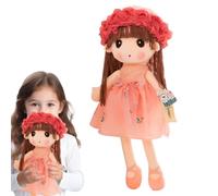 de paño suave para niña, juguete de peluche princesa linda - Chica princesa linda figura dormida juguetes - Juguete de peluche con sombrero, vestido de princesa para