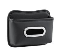 de pañuelos de cuero para coche, organizador de almacenamiento de pañuelos de coche, toallero para vehículos, dispensador de pañuelos adhesivos para accesorios de interior