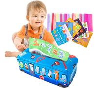 de pañuelos de juguete - Juguete para bebés y niños pequeños,de pañuelos mágicos para bebés, tirar, clasificar, arrugar, colores y patrones, juguete para , regalo para 6 meses o más, 1 2 3 años