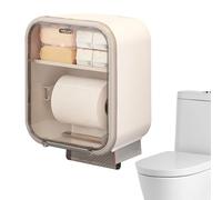 de pañuelos de Pared, Soporte para pañuelos de Pared - Soporte de de Papel higiénico Multifuncional para Pared | Portapapel de Pared para Almacenamiento de pañuelos, Liso y Transparente