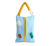 de Pañuelos Recargable,Asa De Tela, Portátil Y De Fácil Recarga - Dispensador Servilletas Soporte Papel Higiénico | para Cuarto De Baño Salón Coche Dormitorio Y Oficina En