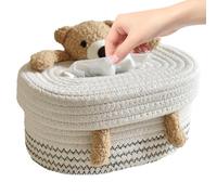 de pañuelos Tejida, de pañuelos Decorativa, Almacenamiento de Tela de algodón, dispensador de servilletas, dispensador de pañuelos para el hogar, Organizador de Papel Facial para el arroz