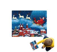 de Papá Noel | navideños de cartón | Christmas Jigsaw Puzzles Juego Educativo para niños de 2 a 8 años Regalo de cumpleaños