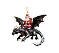 De Papá Noel para Navidad - - 2D Papá Noel Montando un Dragón para