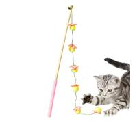 de para gatos, cuerda con diseño de frutas con mango antideslizante, de interactivo para gatos, para jugar en interiores, pájaros, peces, ratones, aburrimiento