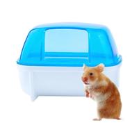 de para hámster, casa de baño de Polvo de Chinchilla, de Desmontable para hámster, Inodoro Estable para Enano/ratón/Chinchilla