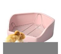de para Mascotas para Jaula | Inodoro de Conejo para Mascotas, Bandeja de Esquina para Animales pequeños, Entrenador de Orinal pequeño, Bandeja de para Animales en Interiores con