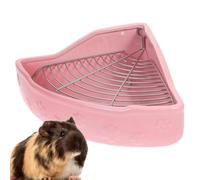 de para Mascotas pequeñas | de Esquina para de Inodoro | Suministros para IR al baño de construcción Profunda para hámster, cobaya y Erizo