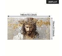 de pared 2D , 1 pieza, moderno abstracto con corona de - Pintura de gran tamaño adecuada para y póster religioso minimalista en , iconografía para decoración (sin ), 2D