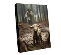 de pared cristiano: obra de arte enmarcada de Jesús, decoración espiritual de la pared del hogar, impresión de religioso, póster cristiano inspirador, | artístico de calid