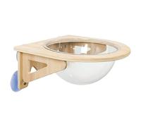 de Pared para Gatos | Hamaca de Ventana Transparente con cúpula | Perchas para Fijar a la Pared para Gatos | Destinado al Interior, Apartamento, Esquina, Lugar de Trabajo, Cocina,