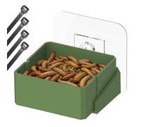 de Pared para Gecko Crestado Cuenco de Agua Universal Montado en Pared