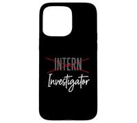De pasante a investigador de investigación clínica Carcasa para iPhone 15 Pro Max