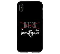 De pasante a investigador de investigación clínica Carcasa para iPhone XS Max