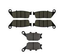 de pastillas de freno de alto rendimiento para CB 600 CB600 FY F1 F2 F3 F4 F5 F6 2000 a 2006 Compatible con discos de freno delanteros y traseros de motocicleta