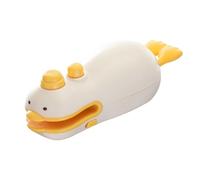 de pato de dibujos animados, almacenamiento de alimentos recargable, cierre magnético para aperitivos, nueces y cereales, organizador de cocina compacto alimentado por USB para mayor frescura