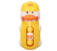 de Pato para bañera: módulo de Juego de rotación de Flujo de Agua ABS de 6,46 Pulgadas, Dispositivo de Entretenimiento de Ducha montado con succión, Unidad de Juego interactiva contra salpicad