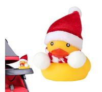 de pato para salpicadero, 6,8 x 6 x 9,5 cm, de goma, diseño de dibujos animados, suave, perfecto para coche, hogar, Navidad, mesa, estante, oficina, salpicadero, habitación de los niños, regalo