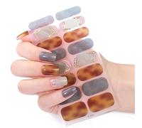 De Pegatinas Para Uñas Con Revestimiento A Prueba Manchas Diseños Calidad Salón 20 Piezas Eventos Informales Y Formales Pegatinas Uñas Aplicación Rápida
