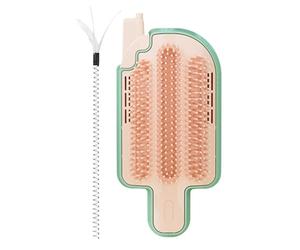 de pelo de gato genérico con ministerio de gatos, con peine de masaje | para gatos con un masaje de esquina para cachorros