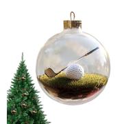 De Pelotas Deportivas para Árbol De Navidad, De Pelotas Deportivas De Navidad En 3D, Divertidos Colgantes Decorativos De Tenis, Béisbol, Golf Y Fútbol para El Hogar, Interior